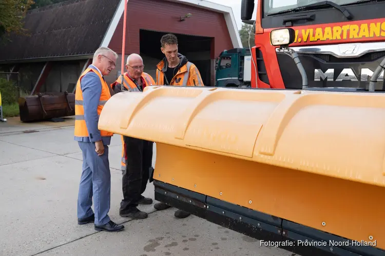 Strooiwagens provincie Noord-Holland klaar voor de winter