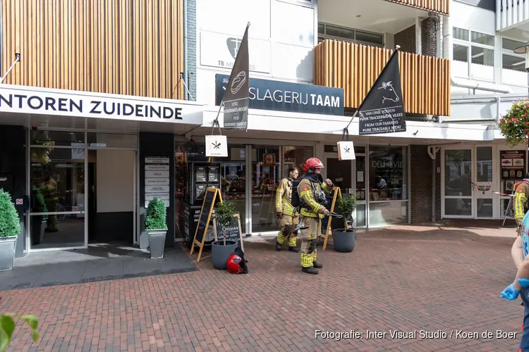 Zes personen hoofdpijn bij slagerij in Landsmeer