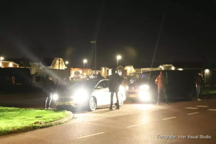 Grote politieactie in Monnickendam, arrestatieteam aanwezig