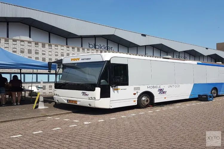 Prikbus van GGD in Monnickendam