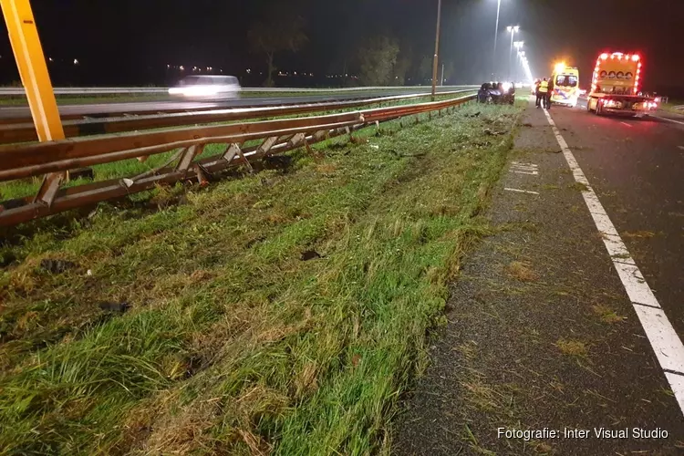 Auto doorgereden na ongeval