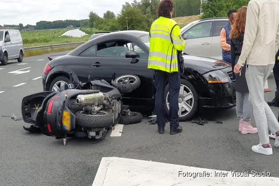 Motorrijder Raakt Gewond Bij Ongeluk In Landsmeer