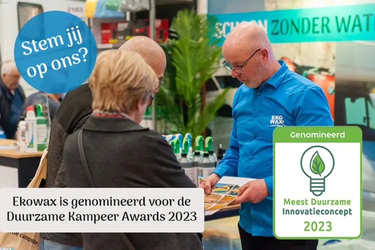 Ekowax genomineerd voor Duurzame Kampeer Awards 2023